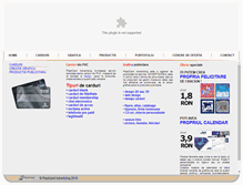 Tablet Screenshot of plasticard.ro